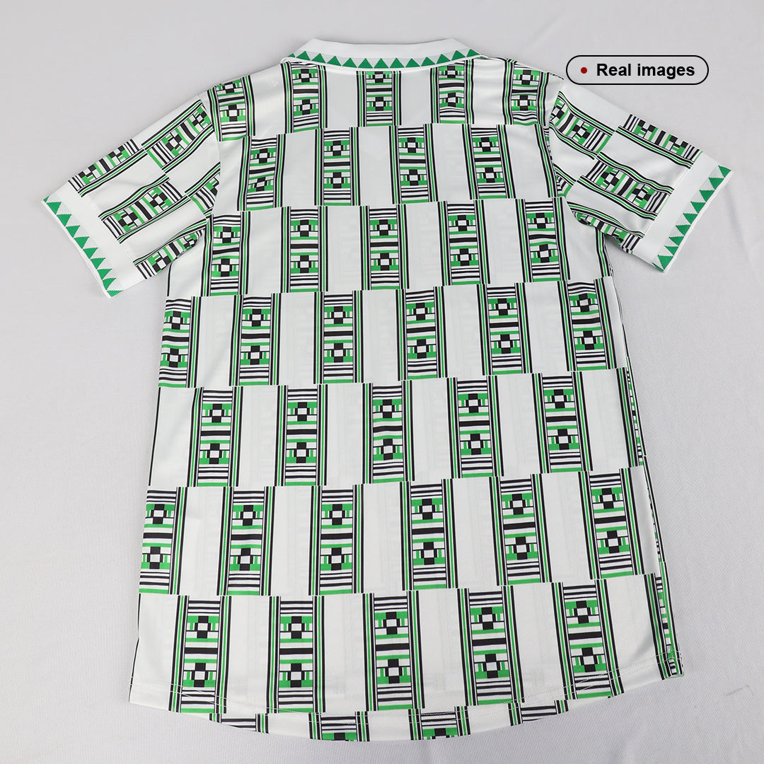 Retro 1994 Nigeria Away Soccer Jersey topsoccerjerseys.com