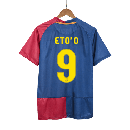 Retro ETO'O #9 2008/09 Barcelona Home  Soccer Jersey Top Soccer Jerseys Store