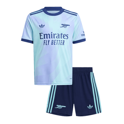 Kid's Arsenal Third Away  Soccer Jersey Kit(Jersey+Shorts) 2024/25 Top Soccer Jerseys Store
