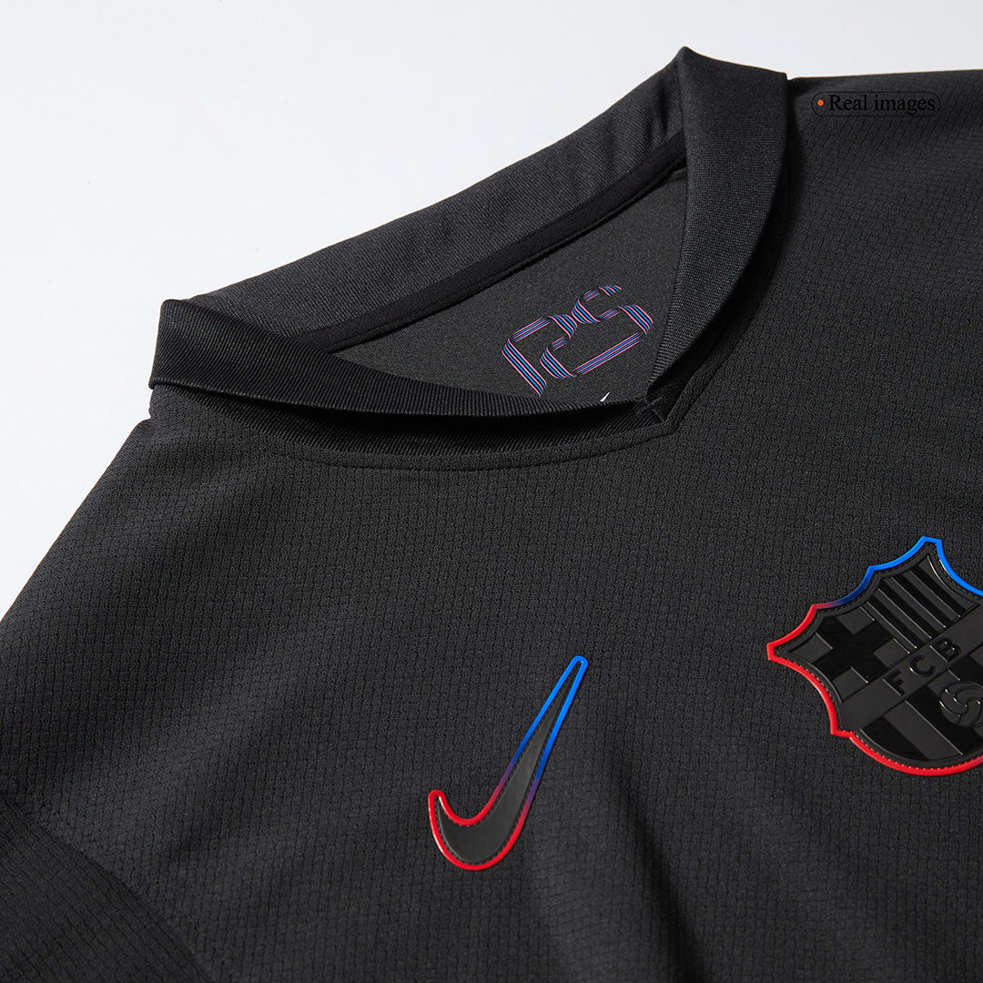 Barcelona Away  Soccer Jersey 2024/25 - Spotify Logo Without Text Top Soccer Jerseys Store