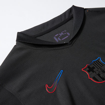 Barcelona Away  Soccer Jersey 2024/25 - Spotify Logo Without Text Top Soccer Jerseys Store