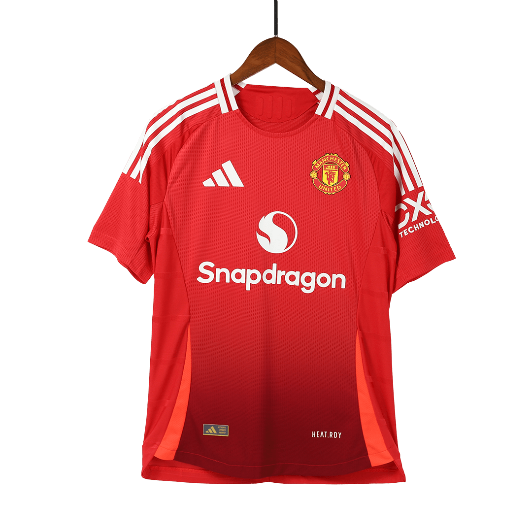 Player Version Manchester United Home  Soccer Jersey Kit(Jersey+Shorts+Socks) 2024/25 Top Soccer Jerseys Store