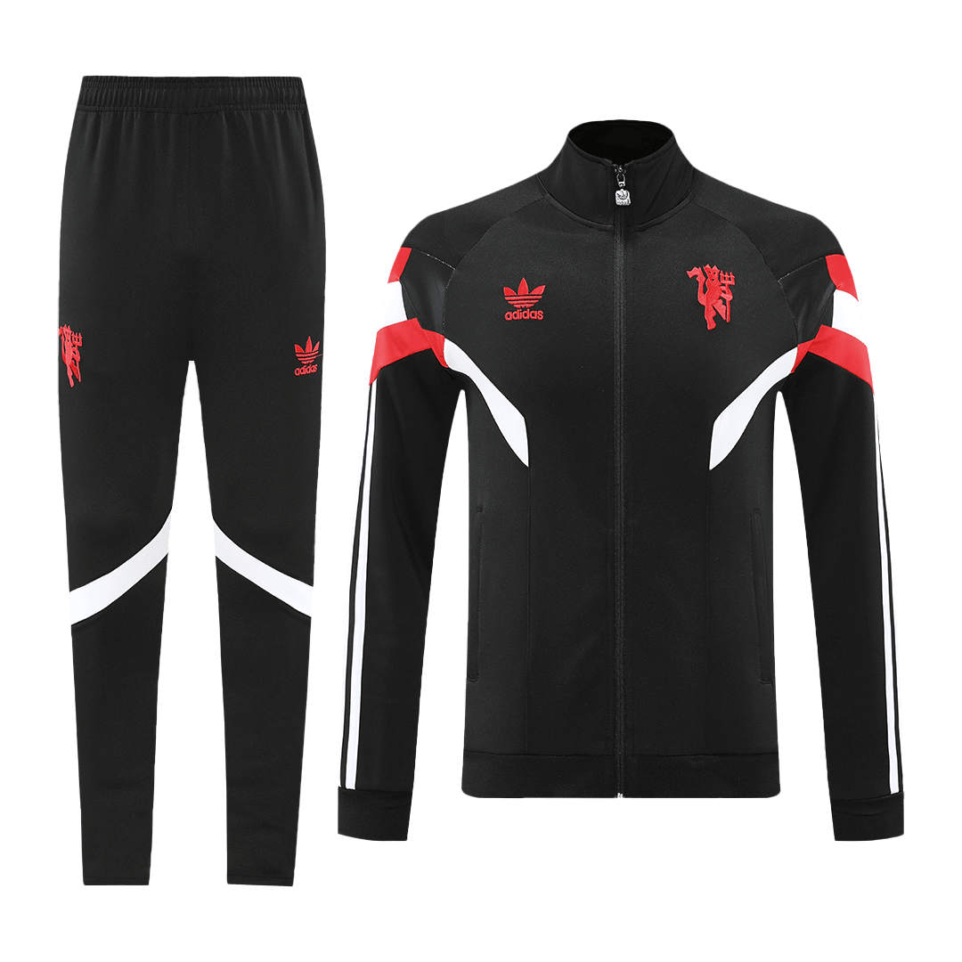 Manchester United Training Jacket Kit (Jacket+Pants) 2024/25 Top Soccer Jerseys Store
