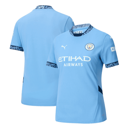 Women's Manchester City Home  Soccer Jersey 2024/25 Top Soccer Jerseys Store
