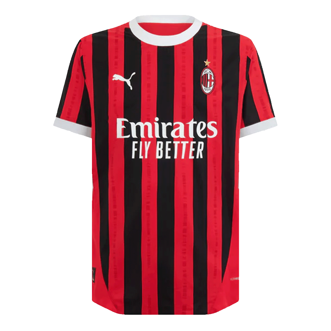 Player Version GIMENEZ #7 AC Milan Home  Soccer Jersey 2024/25 Top Soccer Jerseys Store