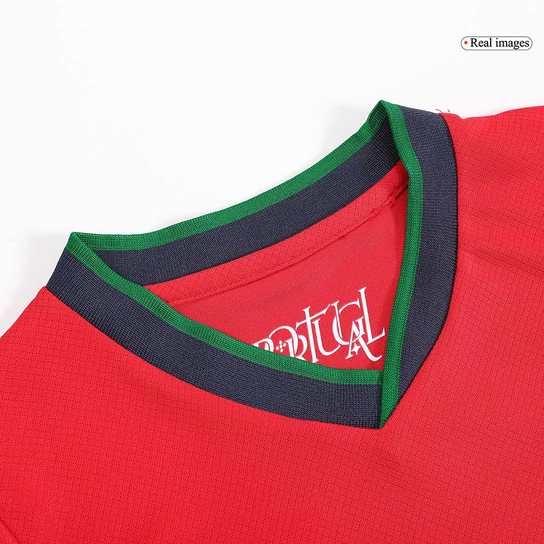 Kid's Portugal Home Jerseys Full Kit Euro 2024