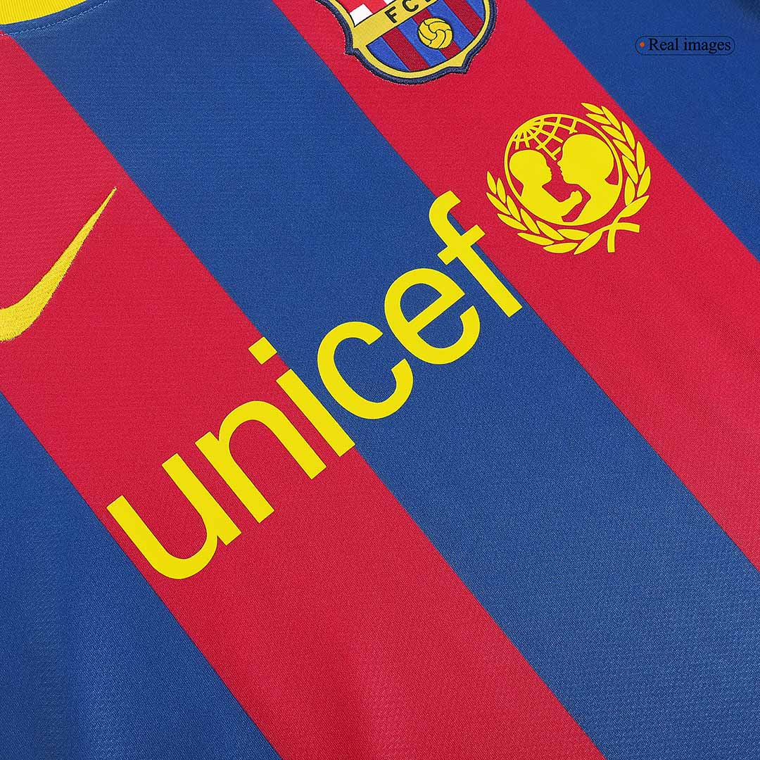 Retro DAVID VILLA #7 2010/11 Barcelona Home  Soccer Jersey Top Soccer Jerseys Store