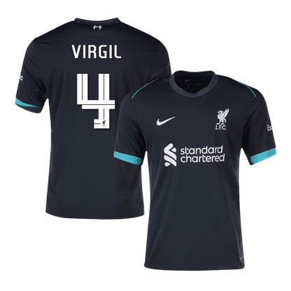 VIRGIL #4 Liverpool Away  Soccer Jersey 2024/25 - UCL Top Soccer Jerseys Store