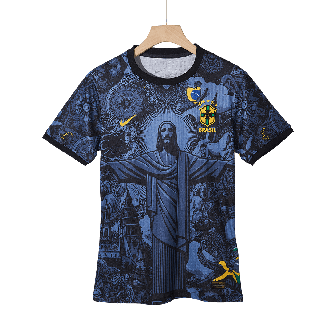 Player Version Brazil Jesus  Soccer Jersey 2024 Top Soccer Jerseys Store