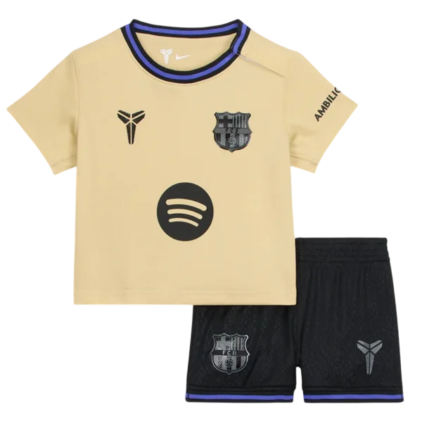 Kid‘s Barcelona Away Soccer Jerseys (Jersey+Short) Kit 2025/26