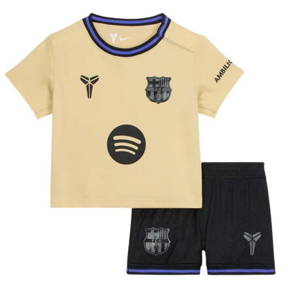 Kid‘s Barcelona Away Soccer Jerseys (Jersey+Short) Kit 2025/26