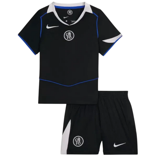 Kid's Chelsea Third Away Soccer Jersey Kit(Jersey+Shorts) 2025/26 Top Soccer Jerseys Store