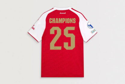 Arsenal Home Soccer Jersey 2025/26 - UWCL Champions